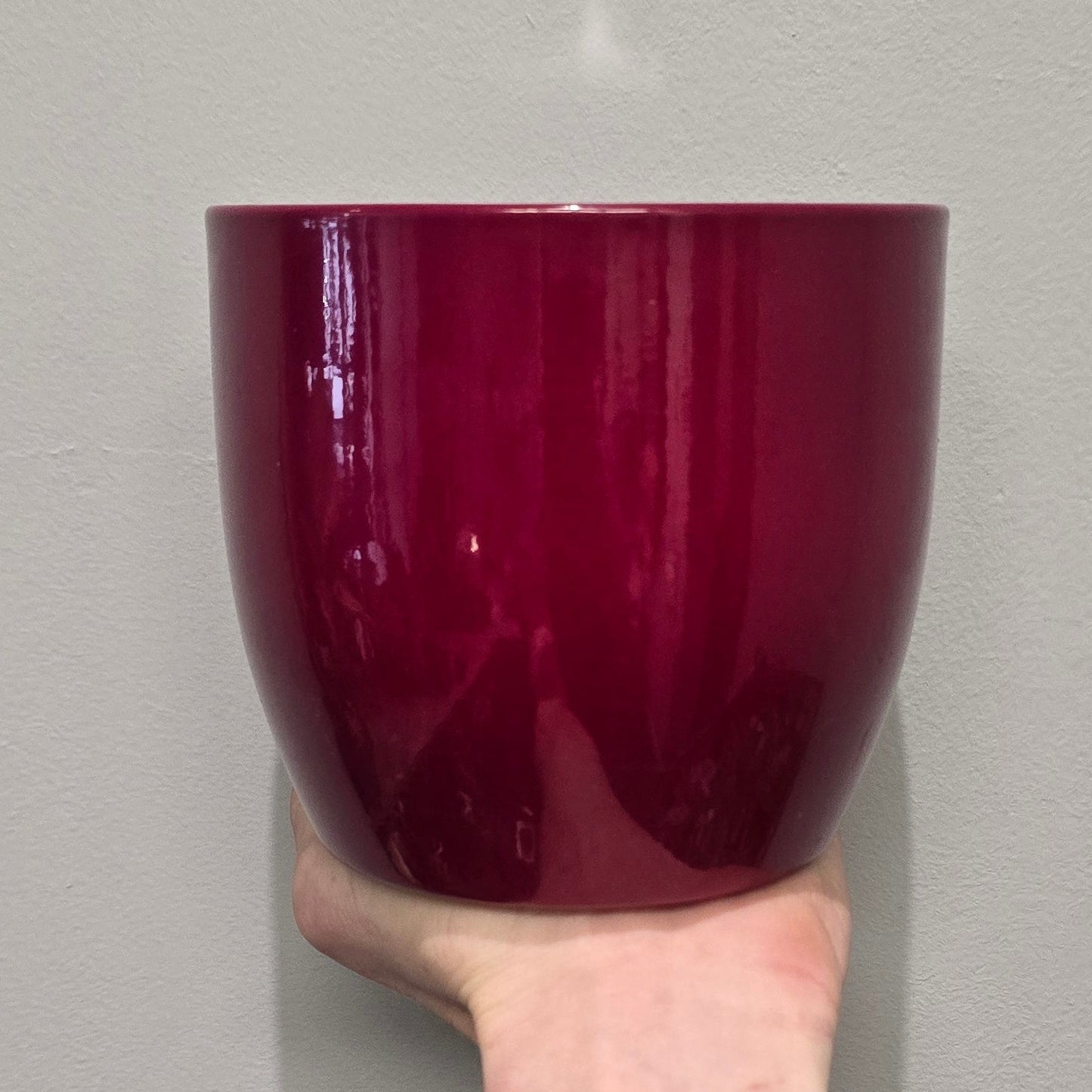 Maroon Glaze Pot