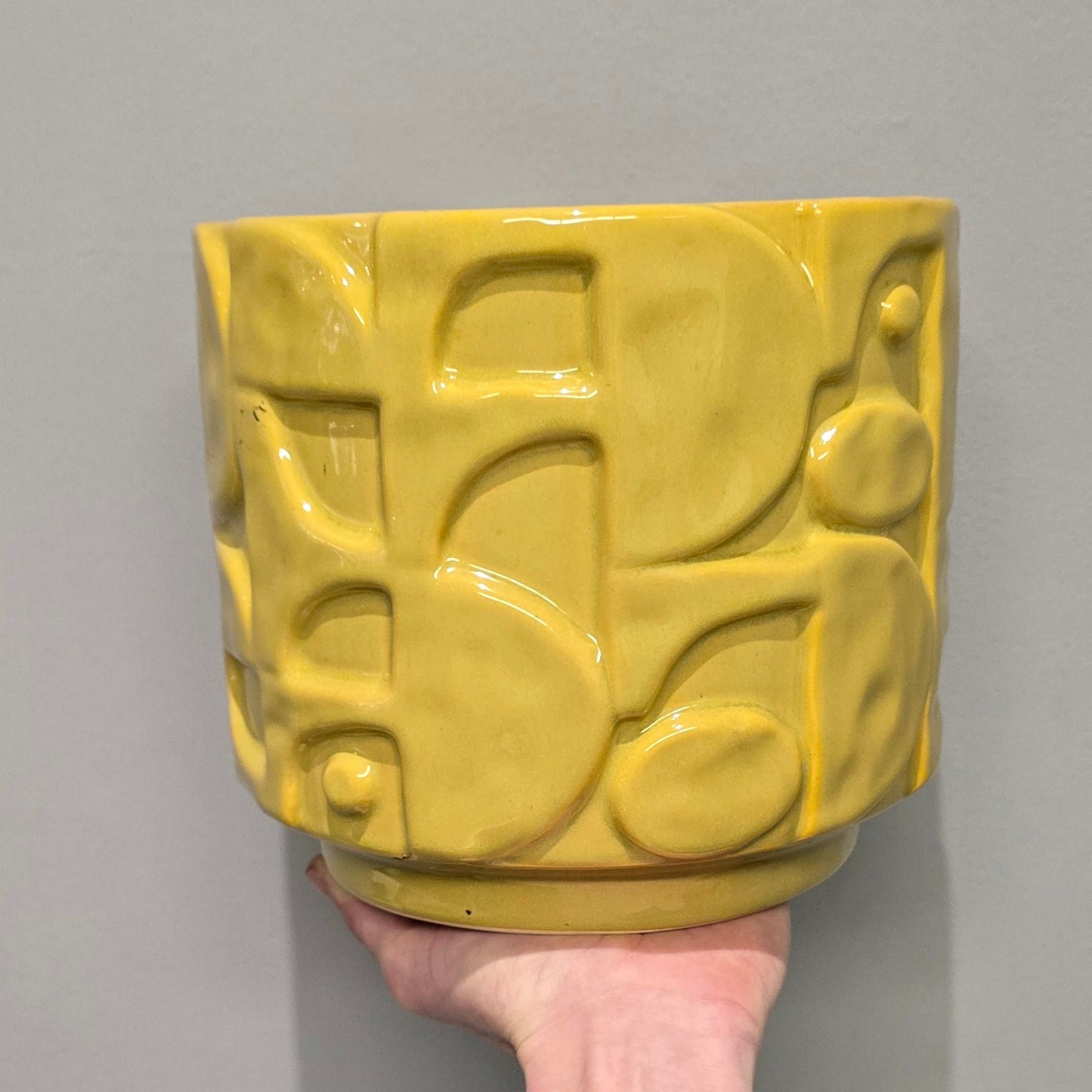 Large Ceramic Mustard Pot