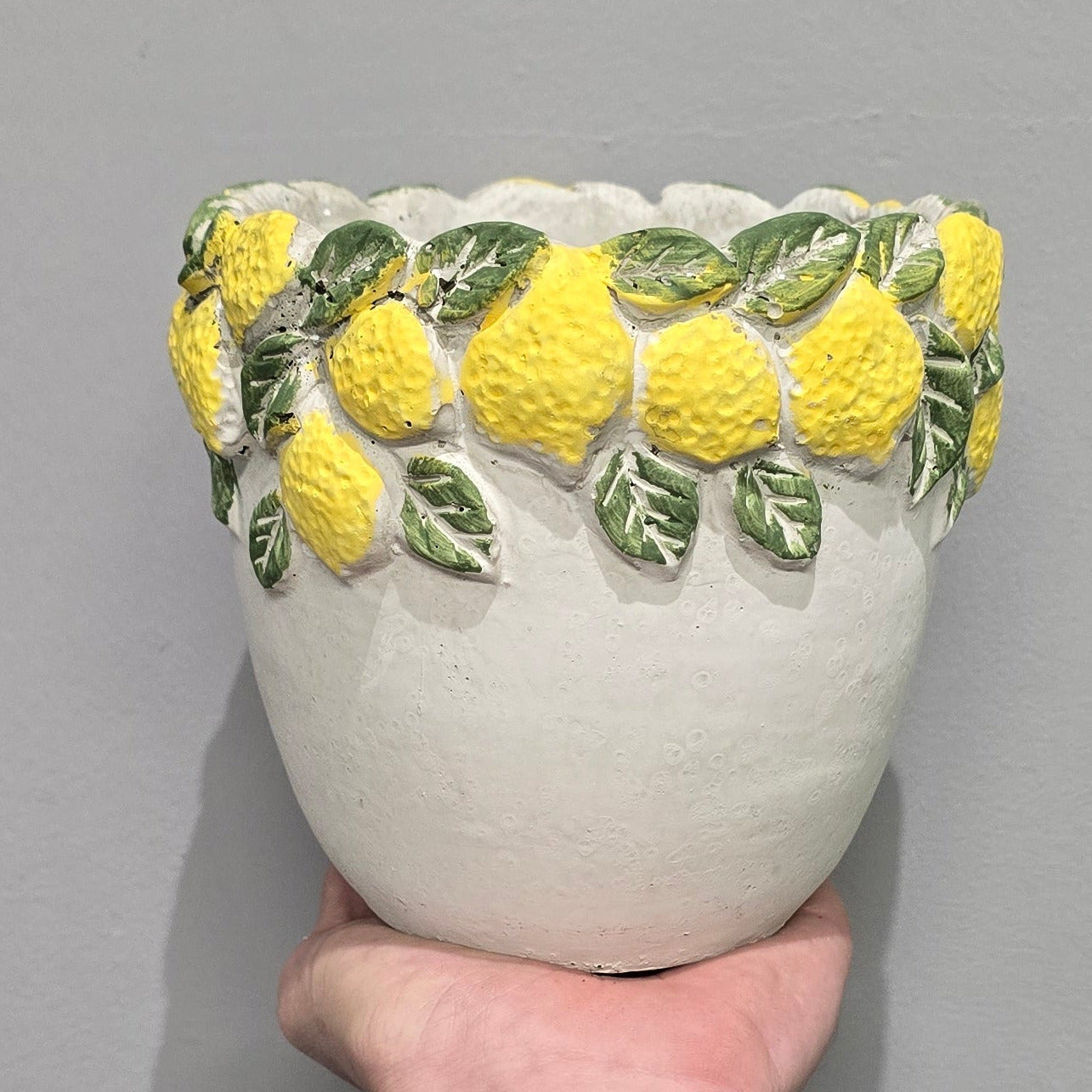Fruity Cement Pots