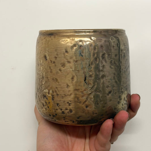 Ceramic Gold Safari Pot