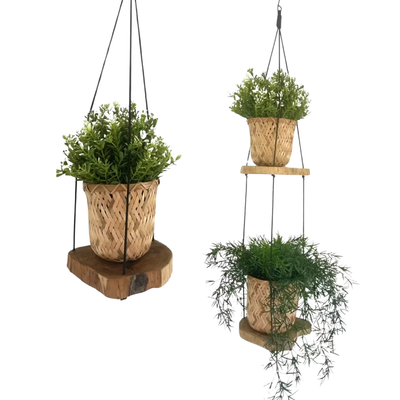 Hanging Gamal Wood Shelves