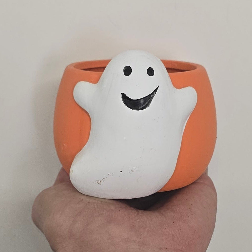Mini Halloween Ghost Pots