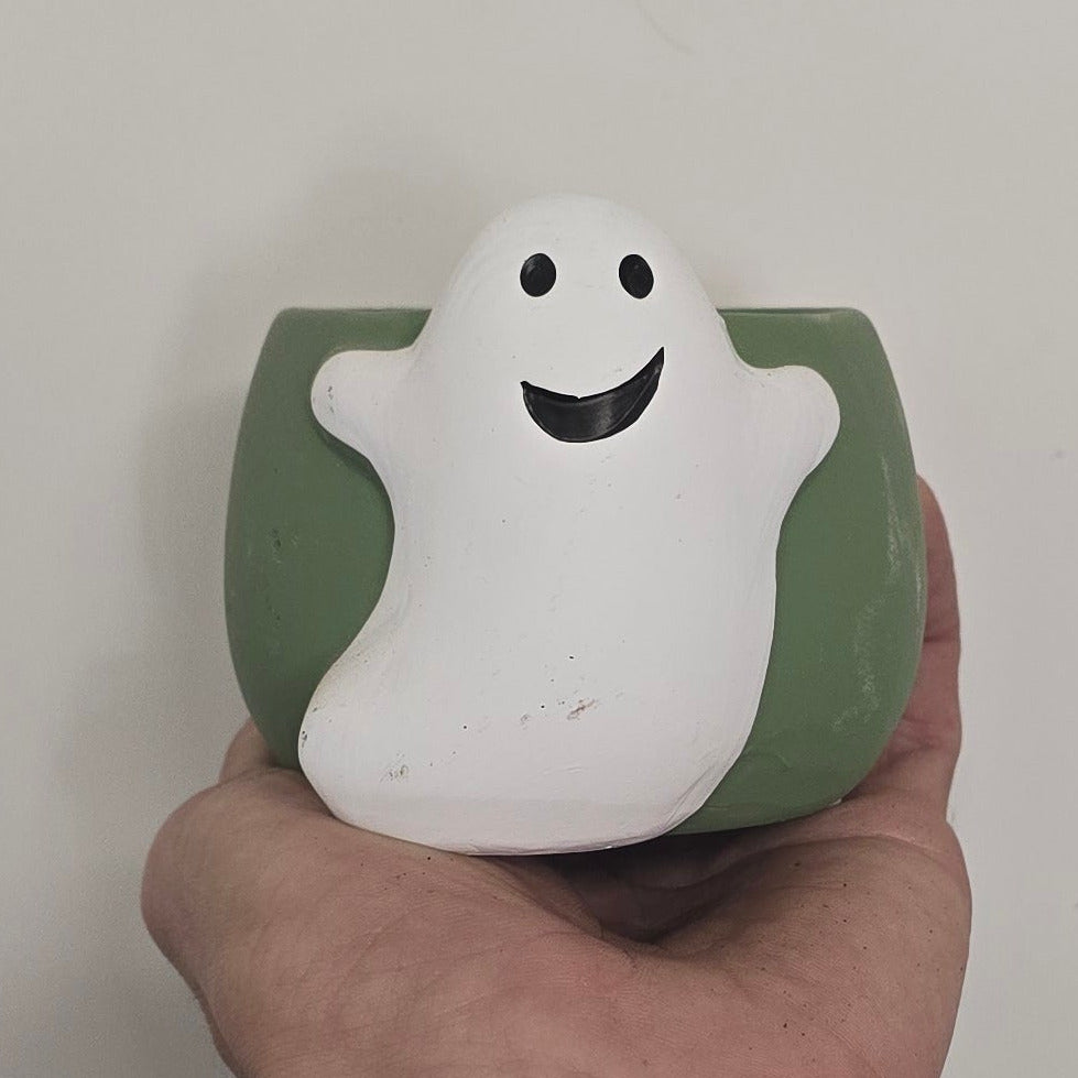 Mini Halloween Ghost Pots