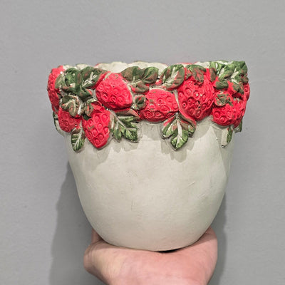 Fruity Cement Pots