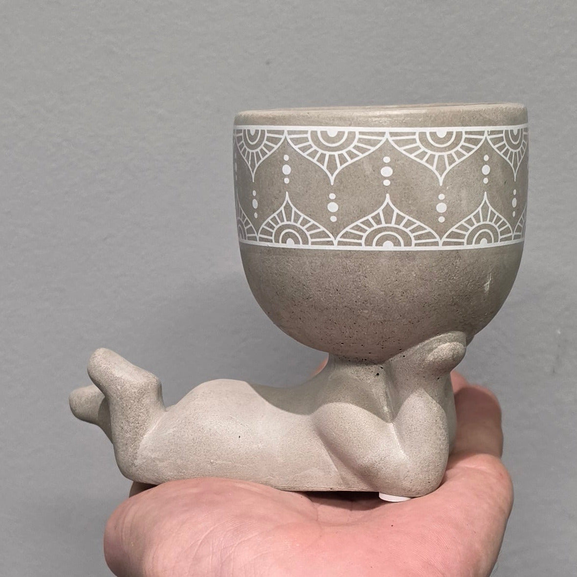 Cement Lazy Dayz Mini Pots