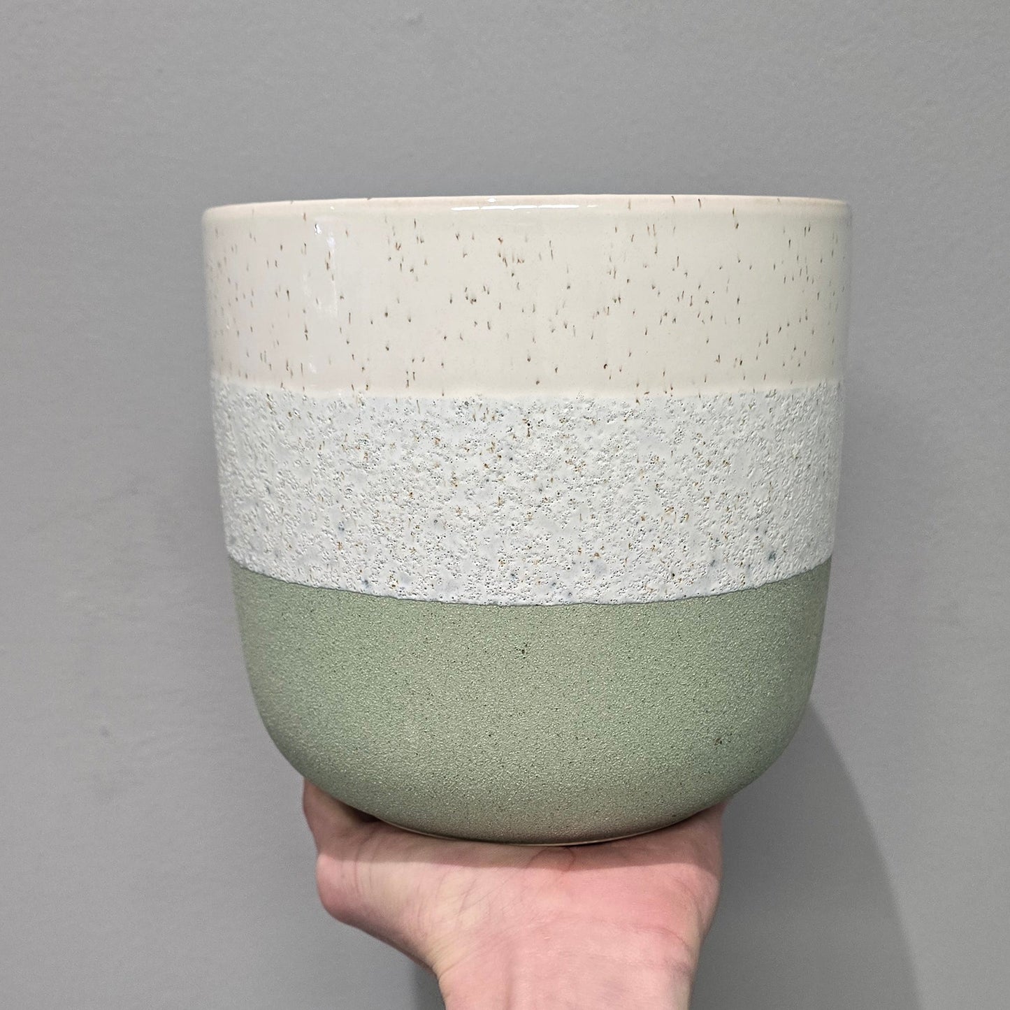 Ceramic Blue Sea Foam Pots