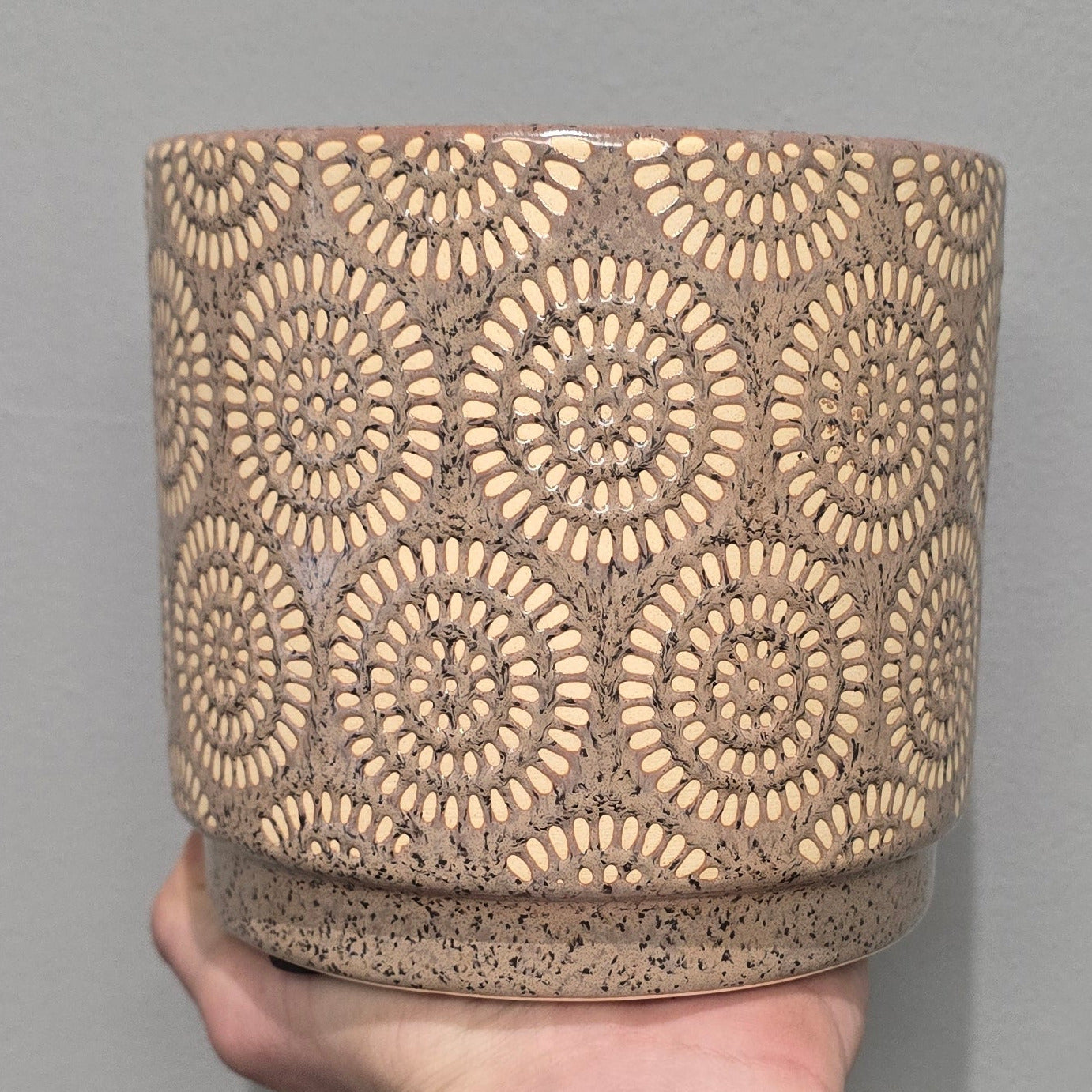 Starburst Glaze Pots