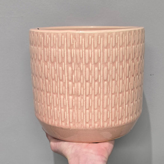 Ceramic Pink Edge Pot