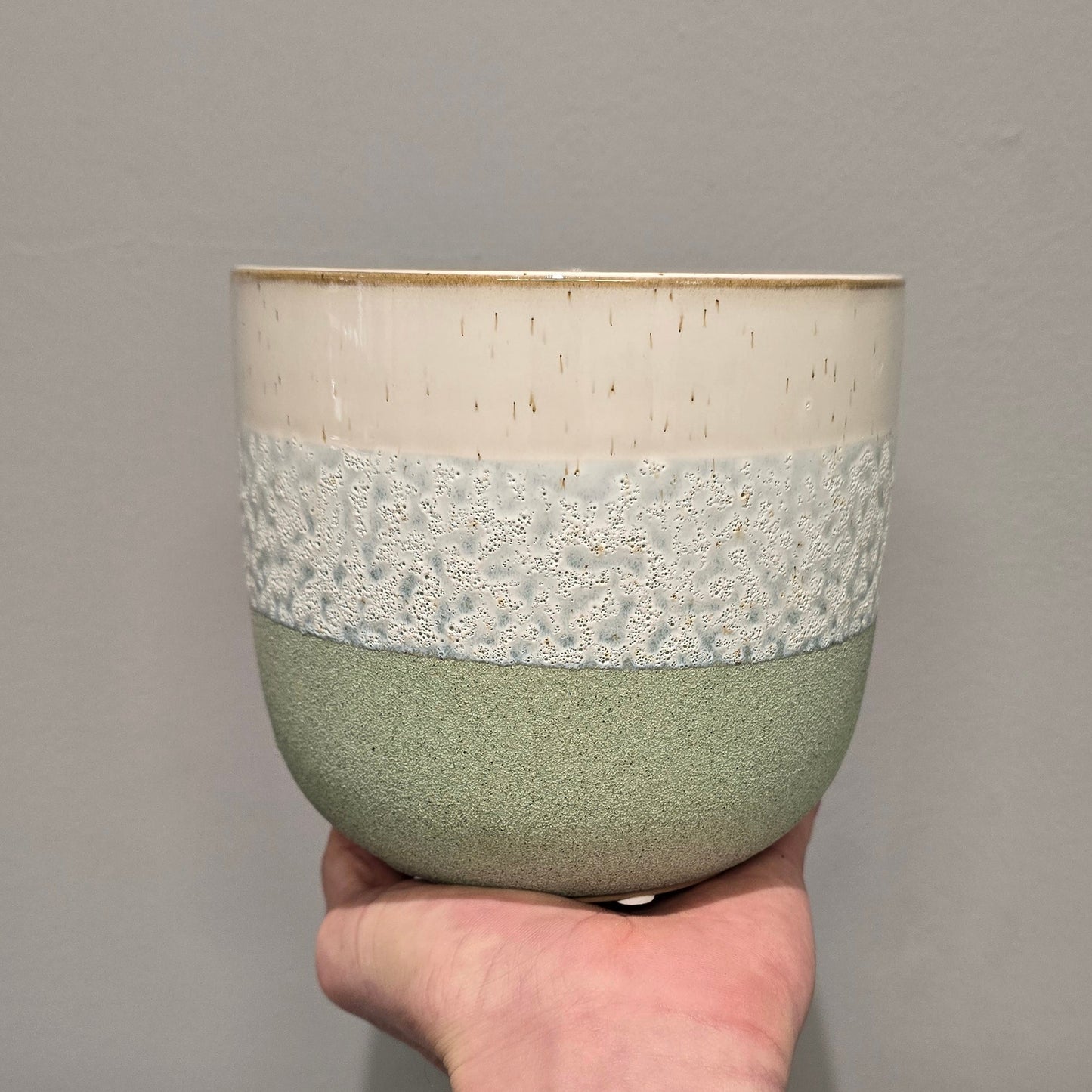 Ceramic Blue Sea Foam Pots