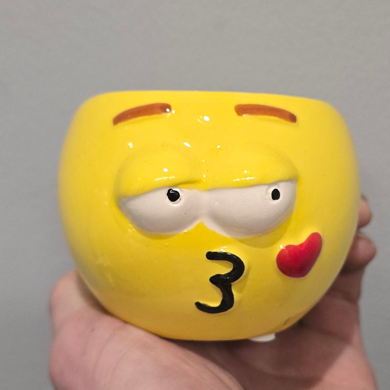Mini Emoji Face Pots