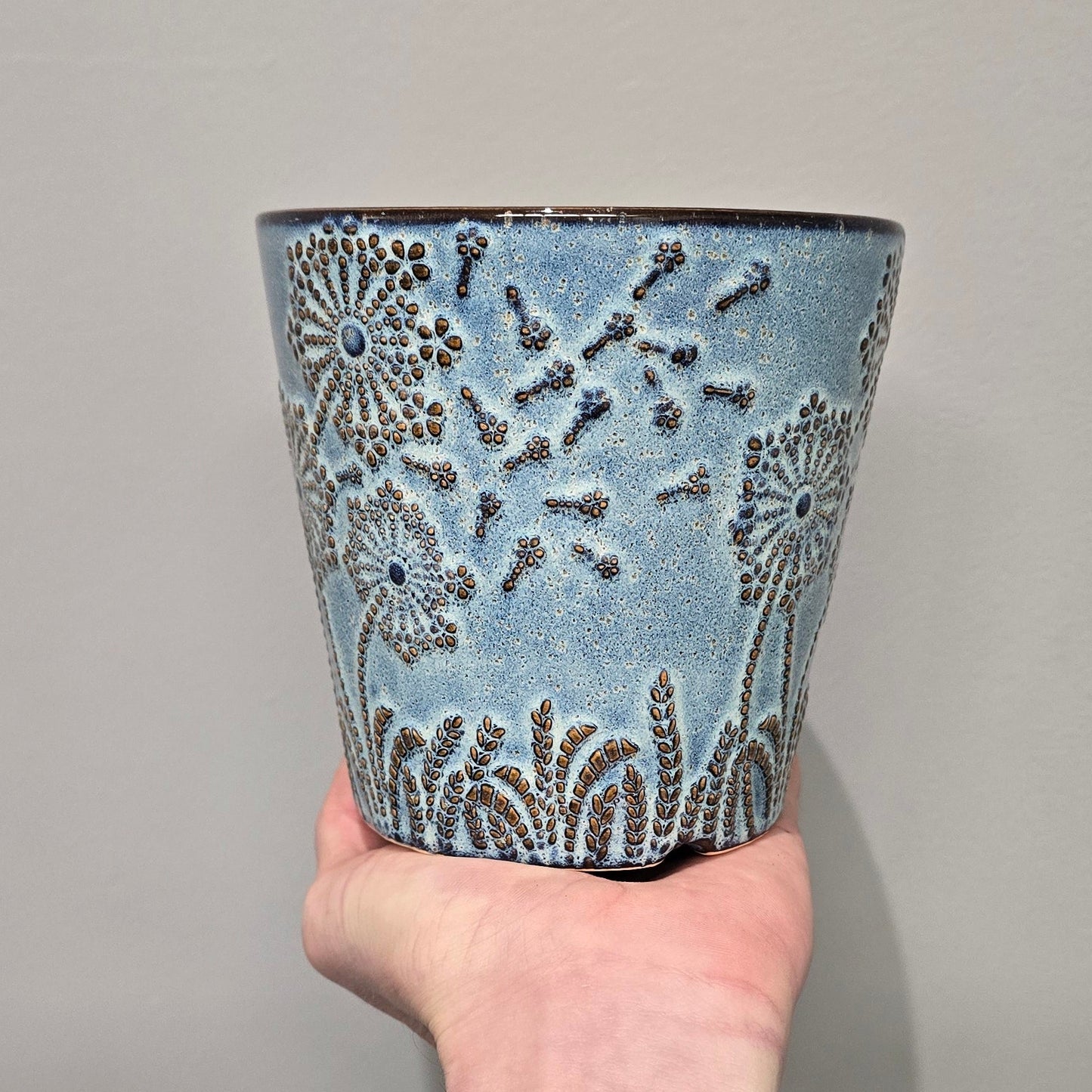 Ceramic Blue Wish Pots
