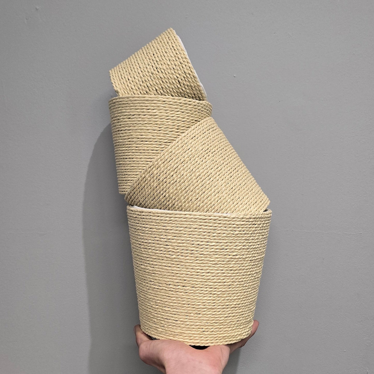 Wicker Baskets X 4 Set